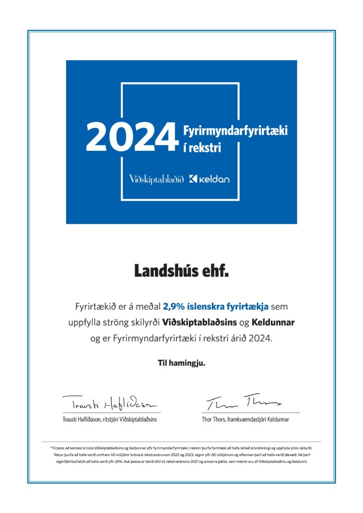 Landshús - Fyrirmyndarfyrirtæki