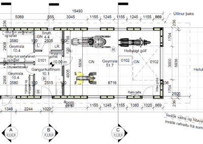 Klettar 65 - Aðstöðuhús - Landshús